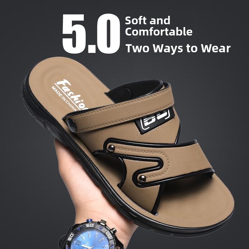 Casual Sandal Leather - Leather Bottom Anti-Slip Men's Casual Sandals