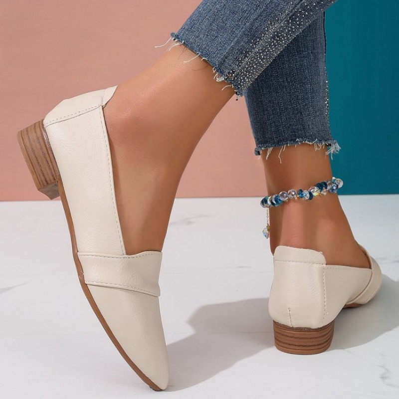 Slip on Shoes Womens Flat Wome - Casual Sandal Leather 评论和价格