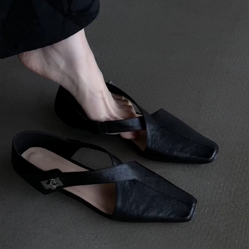 Women Square Toe Cross Strap S - Casual Sandal Leather 评论和价格